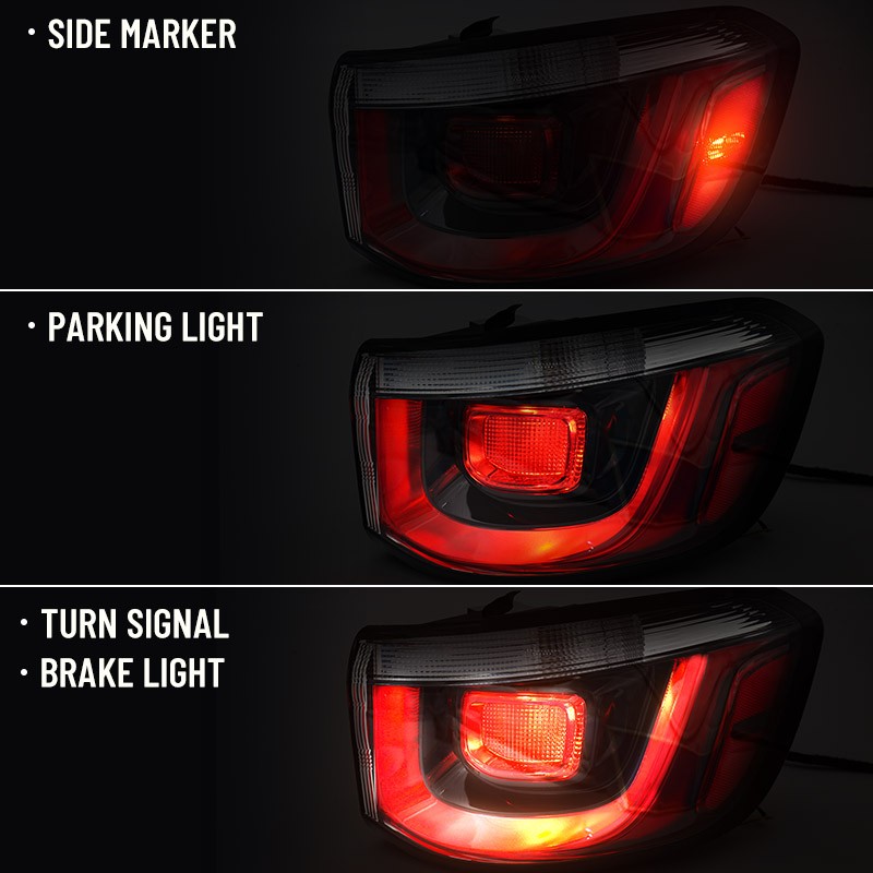 Right Outer Tail Light For Jeep Compass 2017-2020 Halogen Taillight Brake Lamp