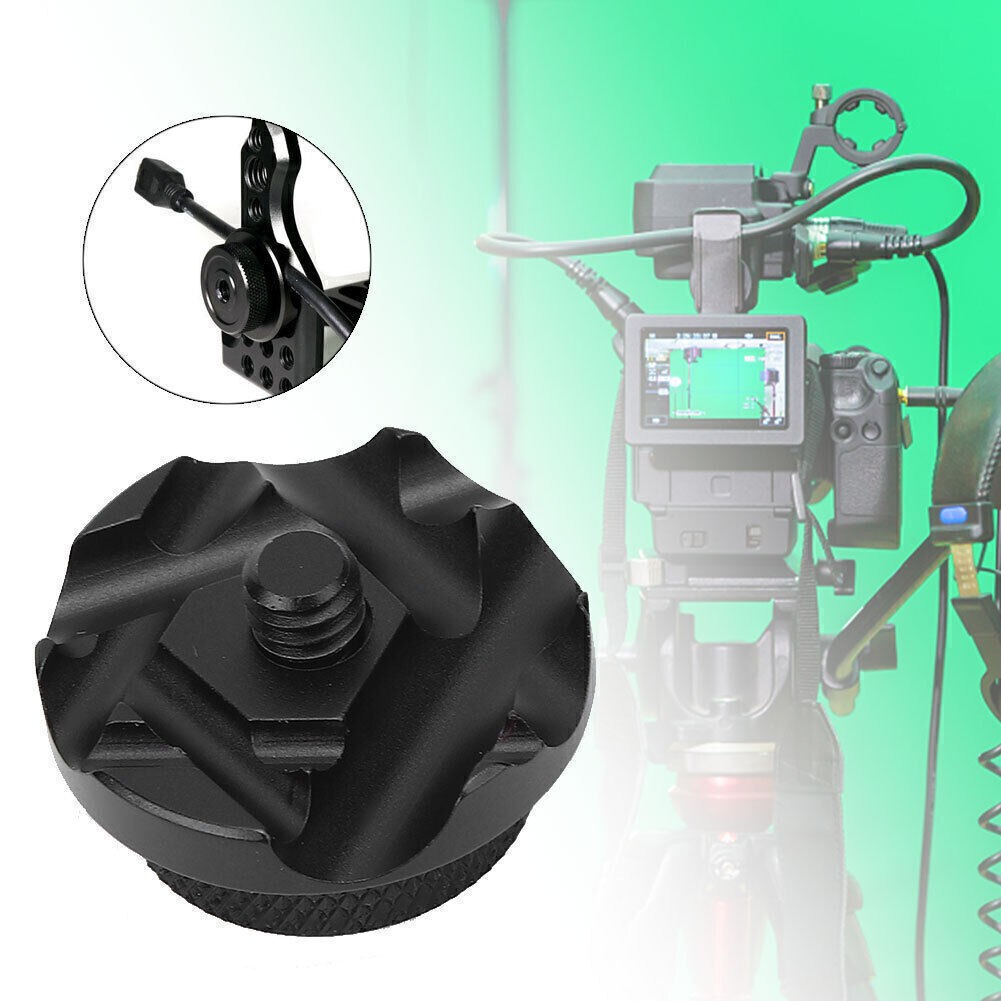 Aluminium Alloy Cage Round Wire Protection ClipFixator CableClamp for SLR Camera