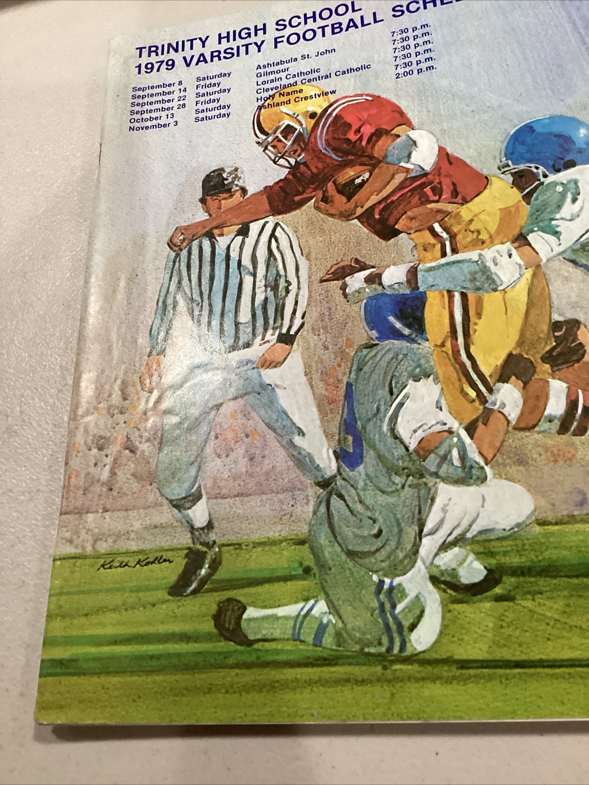 1979 Trinity v Cleveland Central Catholic High School Football Program