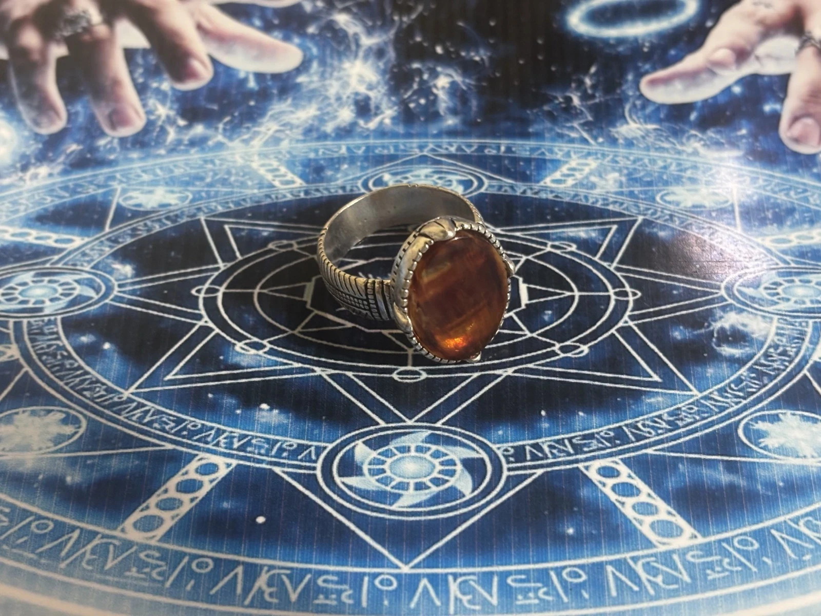 Alevitation Powers Telekinesis Spell Ring Levitate Objects Haunted Spell Ring