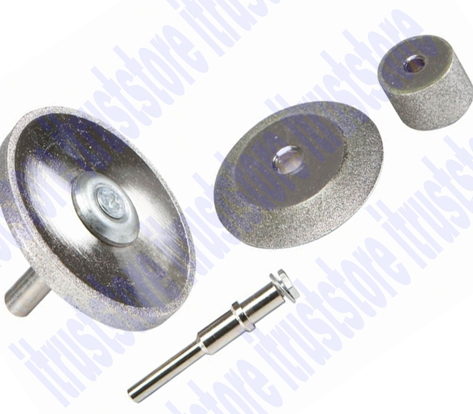 Large Rotary Diamond Grinding Carve Sharpen Wheel V-Shape Disc Blade 4-PC