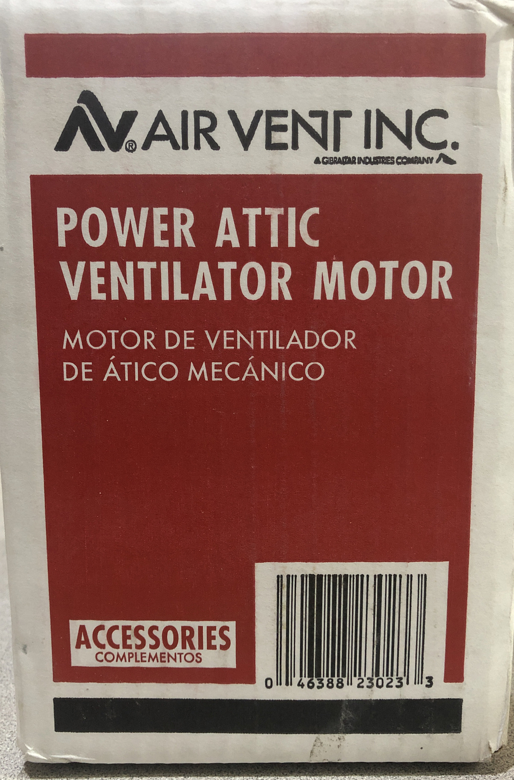 AIR VENT INC 120V 5.0 Diameter Steel Gable Vent Exhaust Fan Motor 1/2” Shaft