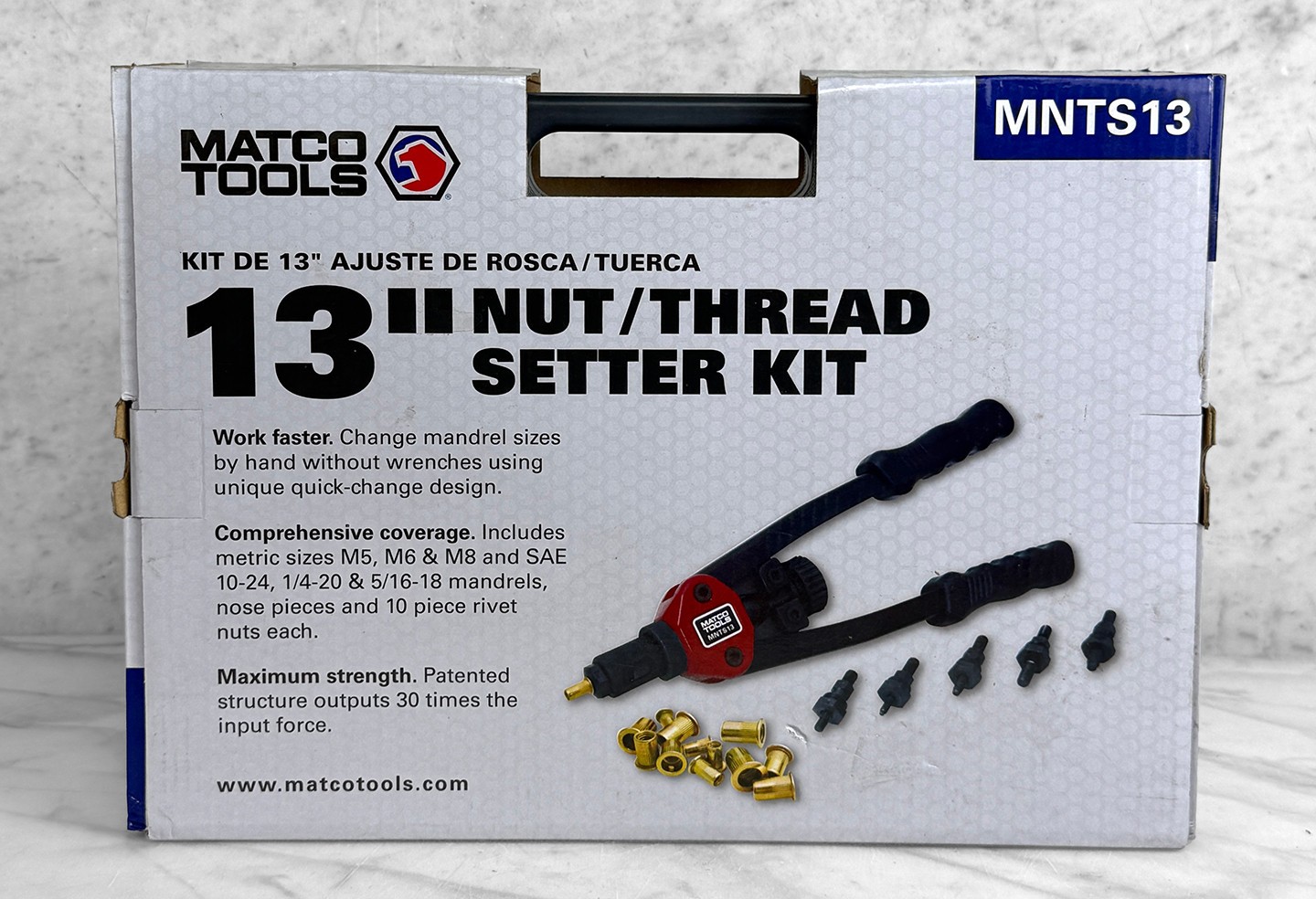 Matco Tools 13" Nut/Thread Setter Kid - MNTS13 - NEW