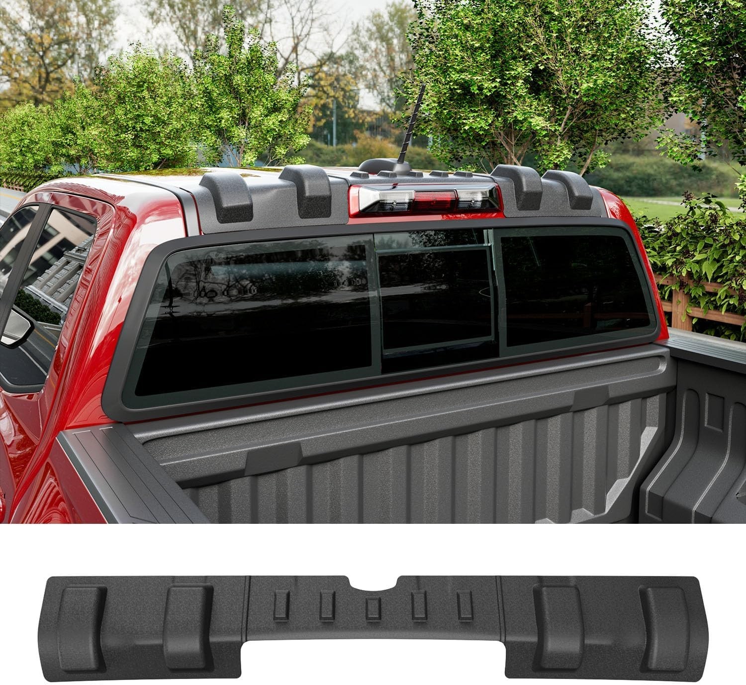 For 2015-2022 Chevy Colorado GMC Canyon Rear Roof Protector Truck Cab Roof
