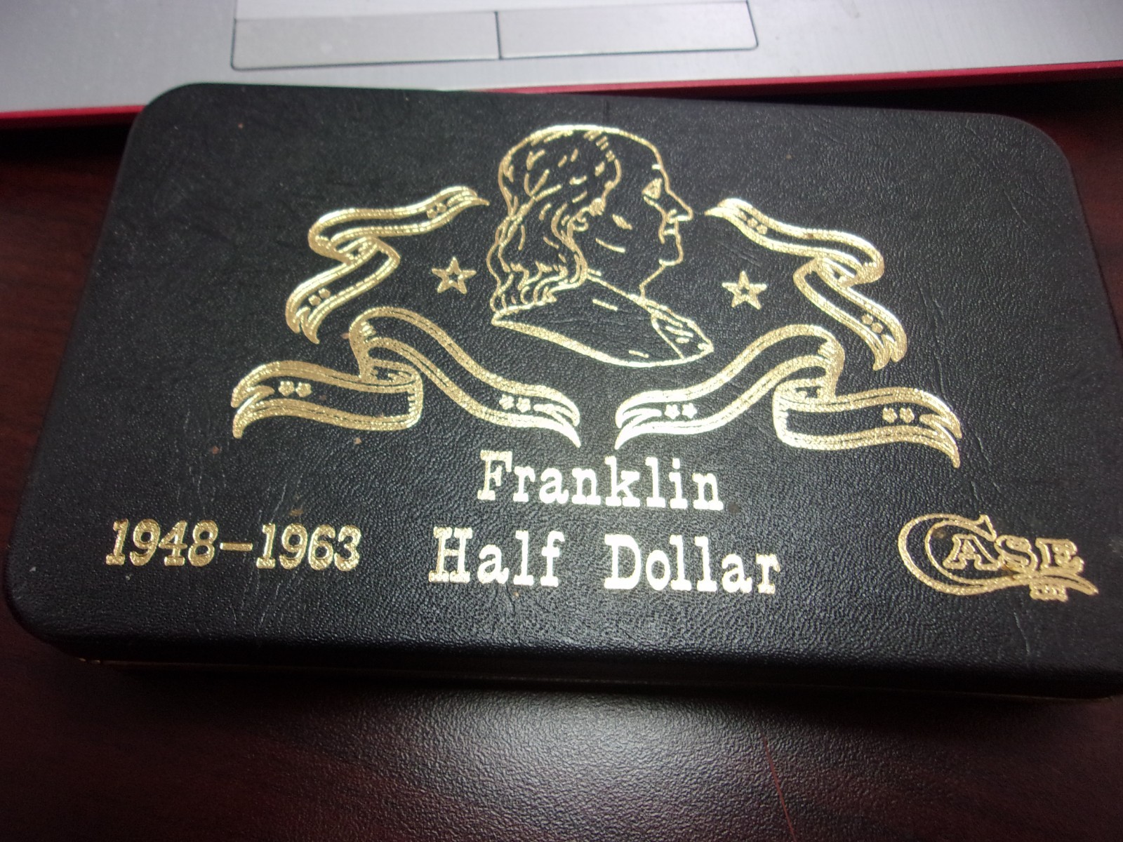 1991 CASE XX KNIFE Benjamin Franklin SILVER HALF DOLLAR Case #313