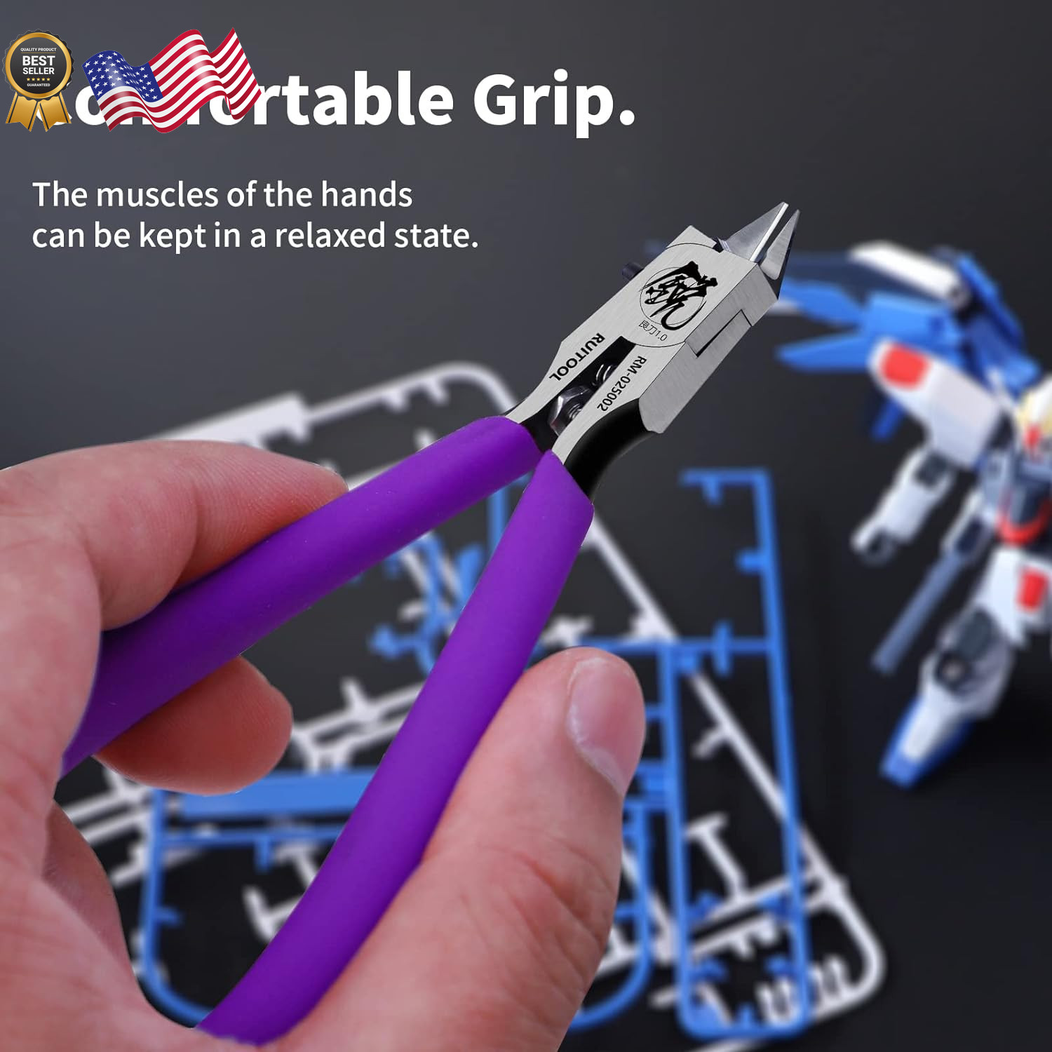 RUITOOL Model Nippers Model Tools for Beginners to Repair and Fix Plastic NEW US
