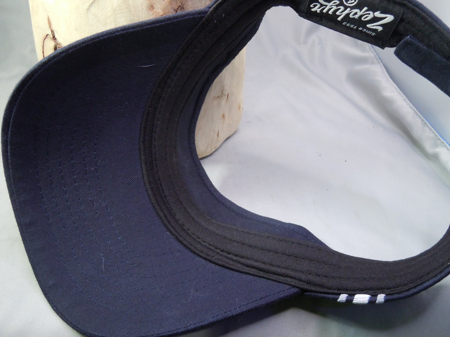 Zephyr University of Nevada Wolf Golf Visor Cotton Adjustable Strap Navy Blue