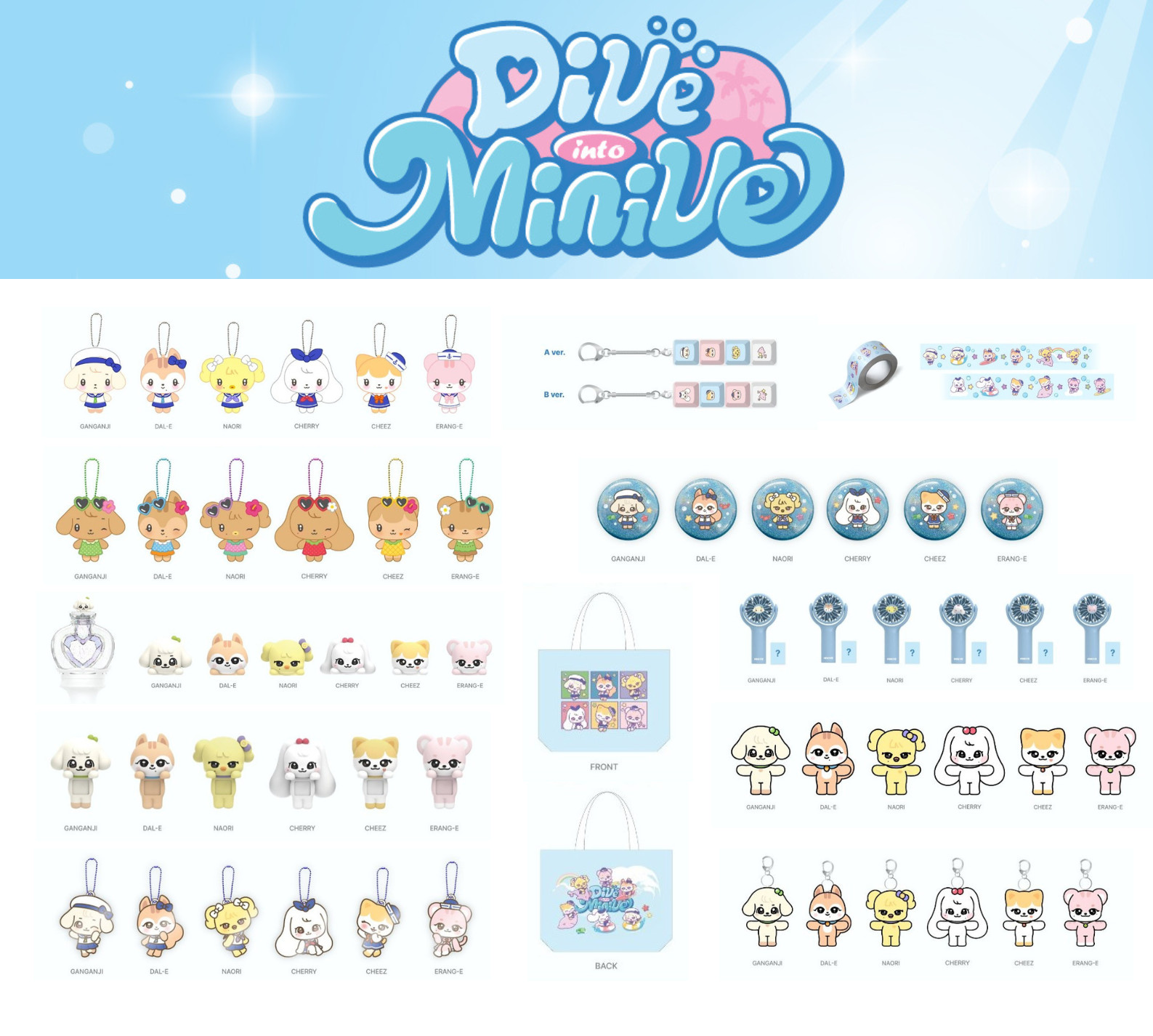 [PreSale] IVE x MINIVE POP-UP Store Dive into Minive in Seoul Official MD