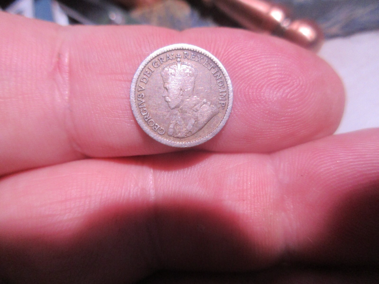Canada - 1912 Sterling Silver Five Cents - George V