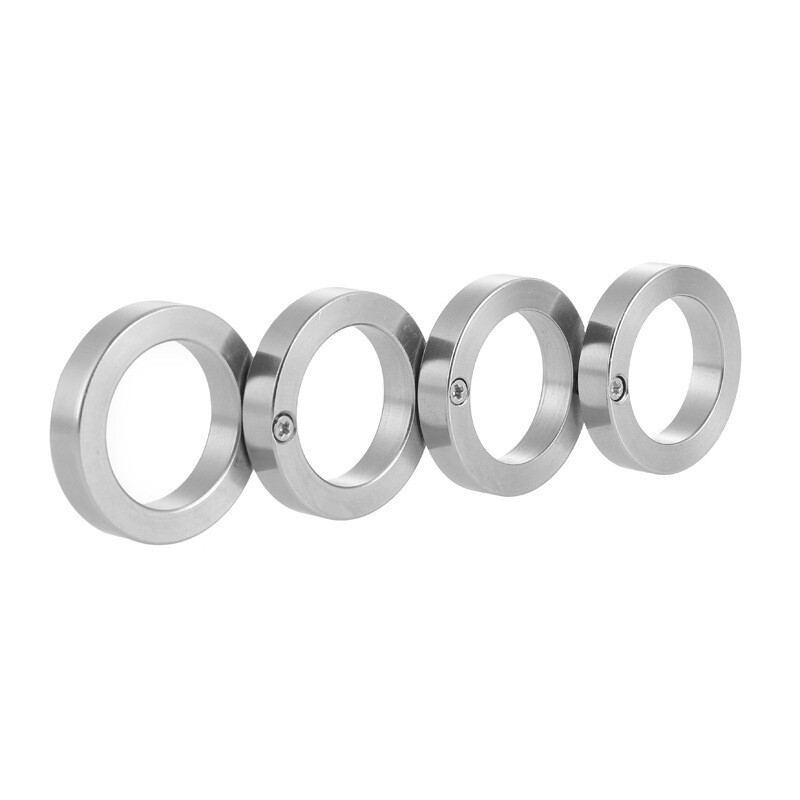 4pcs Stainless Steel Outdoor Rotatable Folding Ring Clasp Ring fit Hiking Men