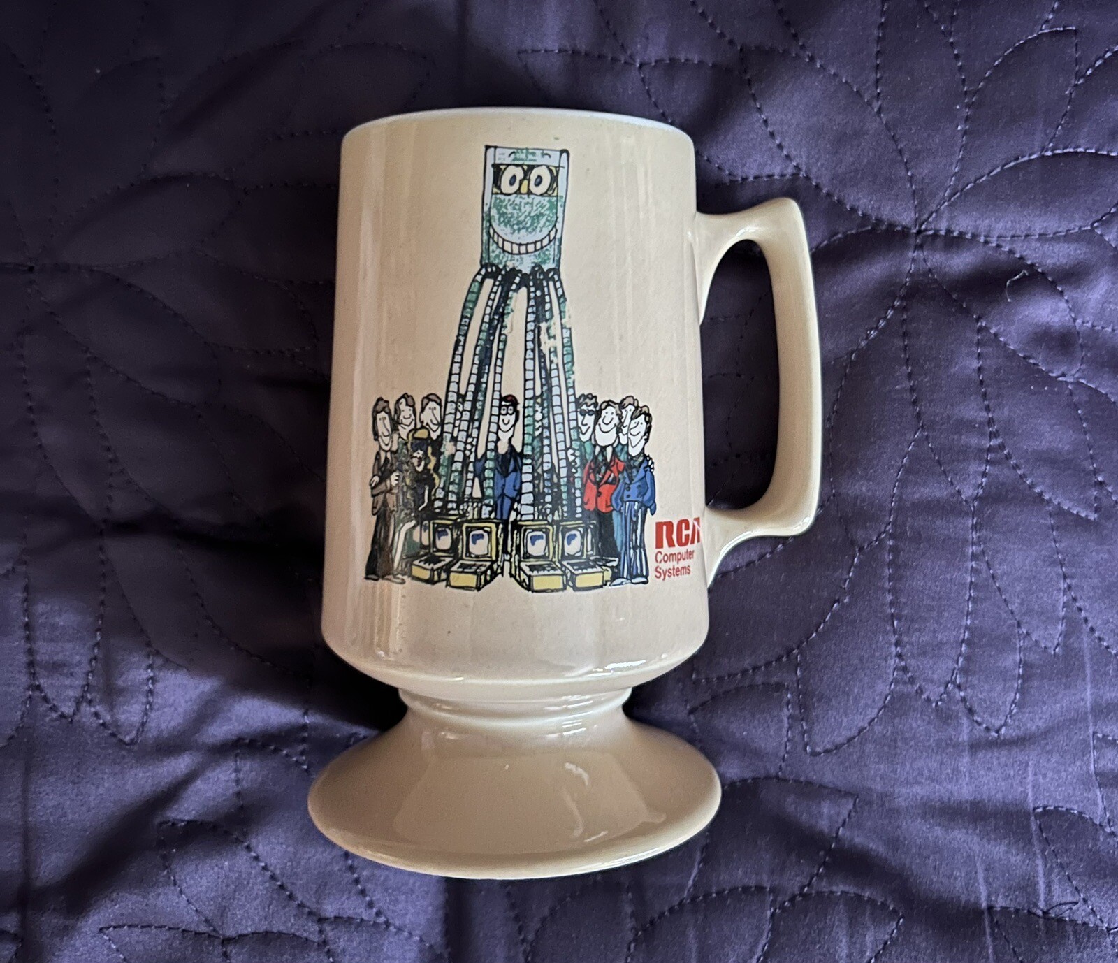 RCA COMPUTER SYSTEMS  MUG  C. 1980'S  BUNTINGWARE  VINTAGE