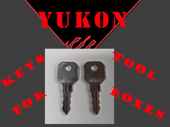 YUKON SET OF 2 KEYS 011-195 YUKON KEY HARBOR FREIGHT TOOLBOX FREE SHIPPING