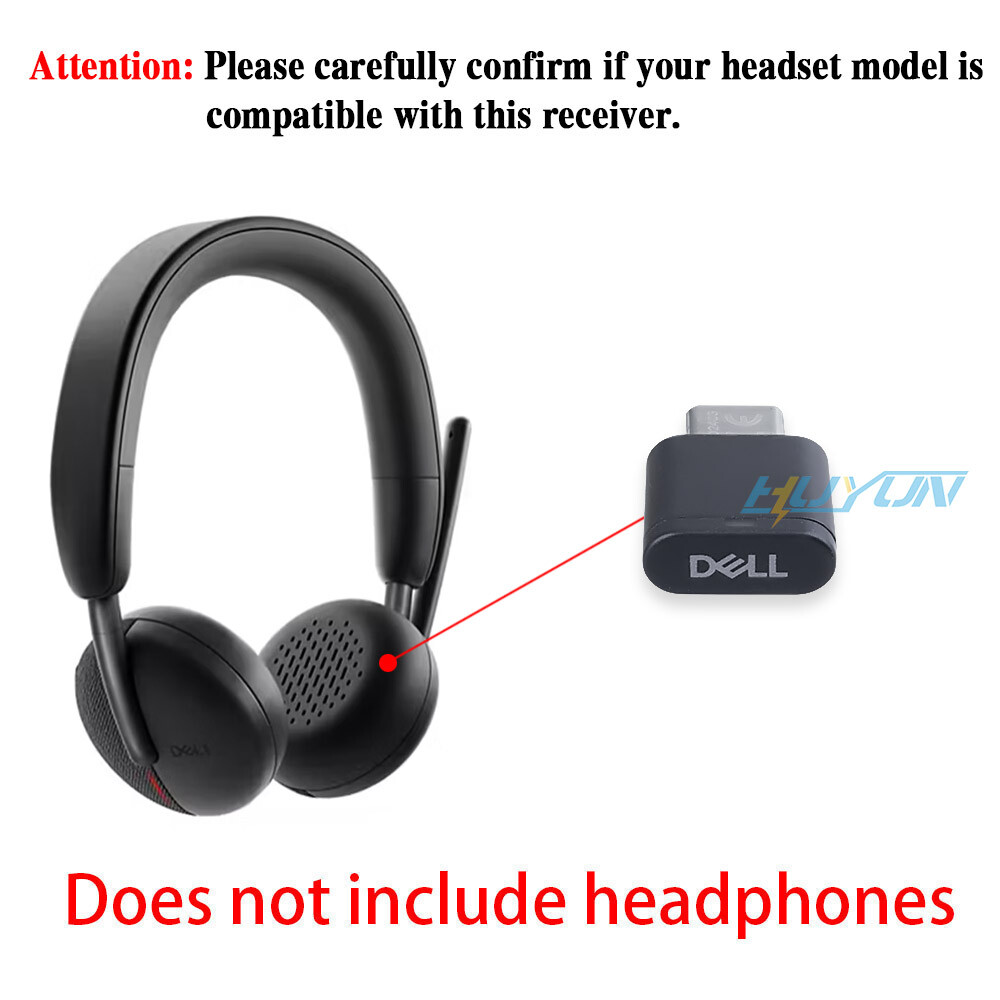 USB 2.4G Dongle for Dell WL3024 Wireless Headset Receiver Adapter