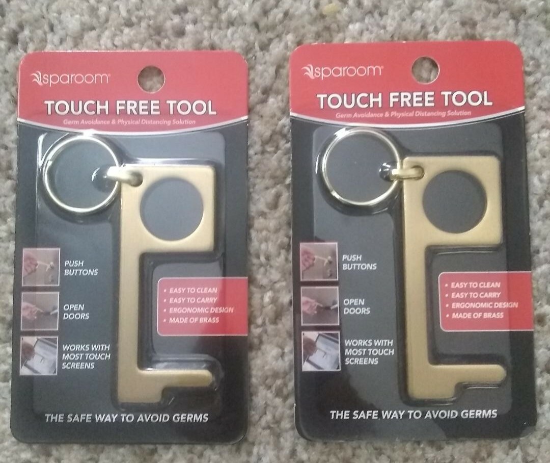 Brand New Sparoom Touch Free Tool For Opening Doors And More Lot Of 2