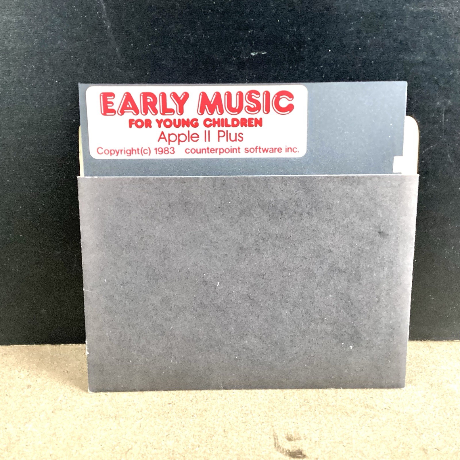 Early Music For Young Children Apple II Plus Floppy Disk