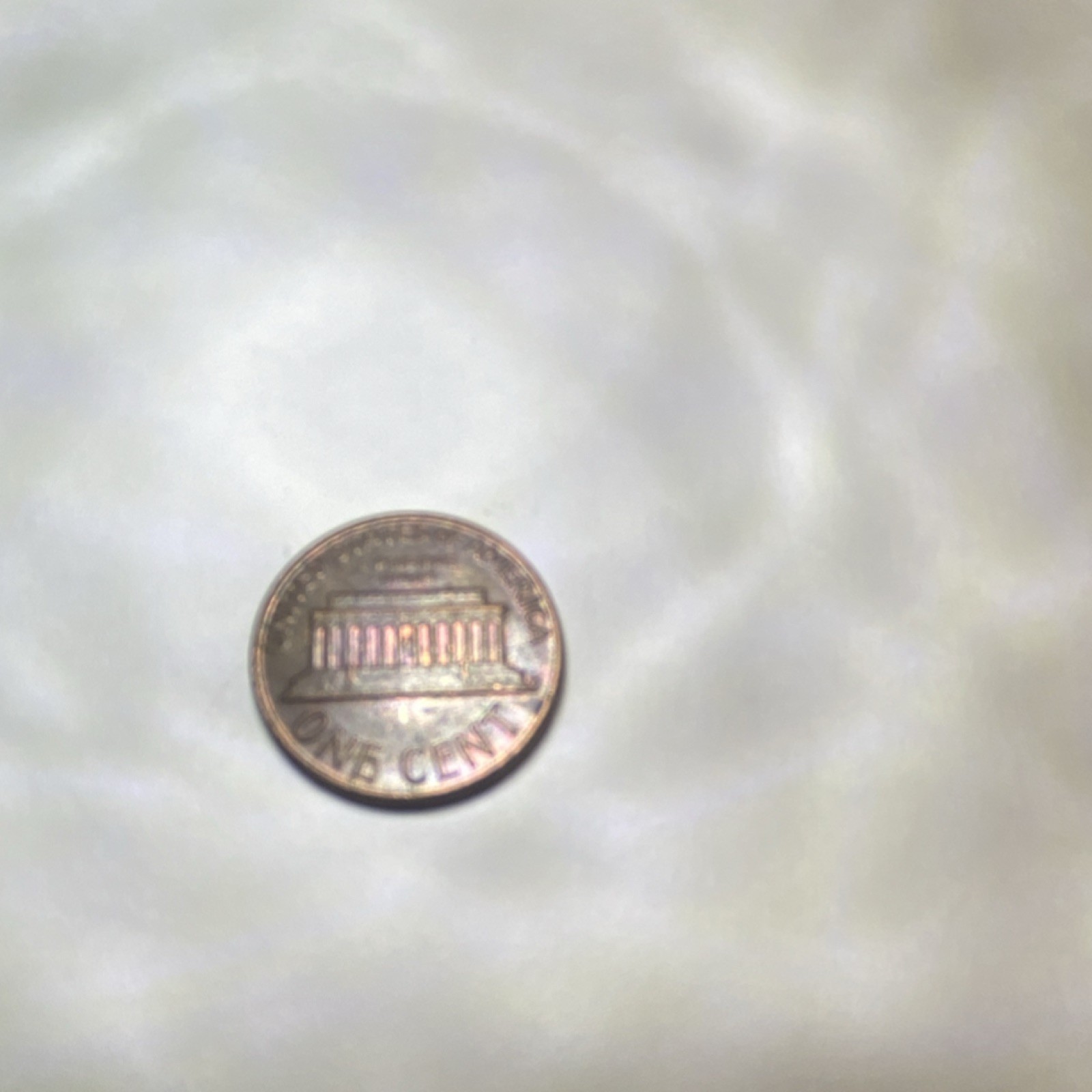 1976-D Rainbow Toning Error Circulated Coin