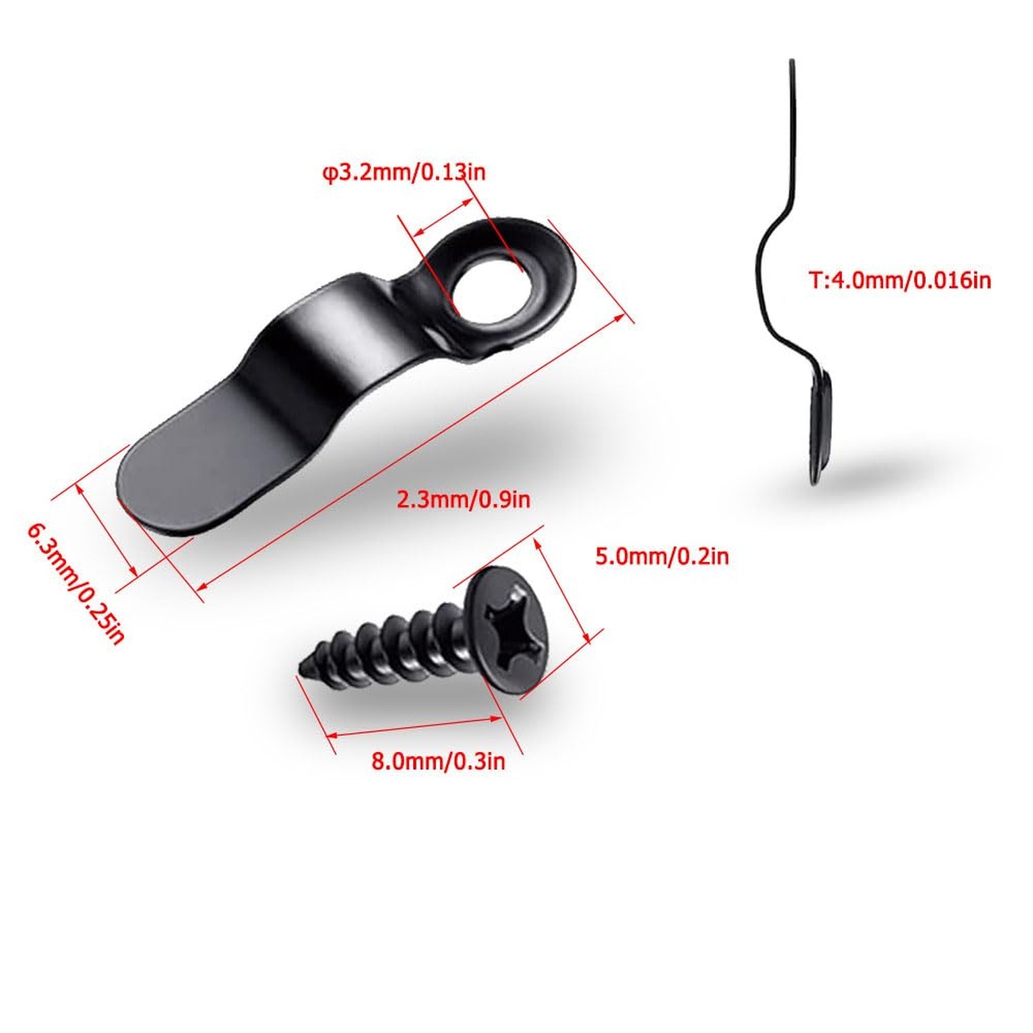 200 Pcs Picture Frame Turn Button Metal Bow Shape with Screws for Hanging Pic...