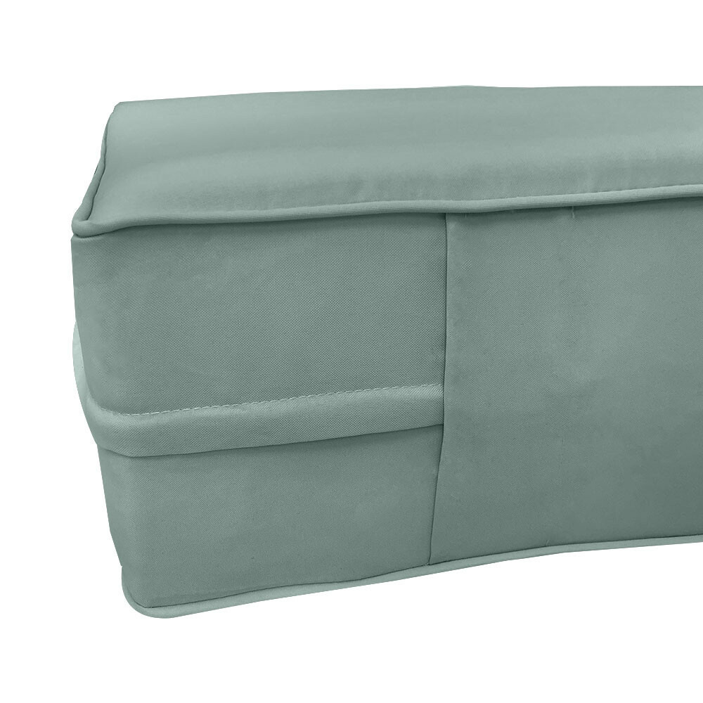 |COVER ONLY| Style 3 Crib Piped Trim Daybed Mattress Bolster Pillow Covers AD002