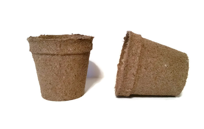 Jiffy 2-1/4 Inch Round Peat Pots, 25 each, Seed Starting, Growing Supplies