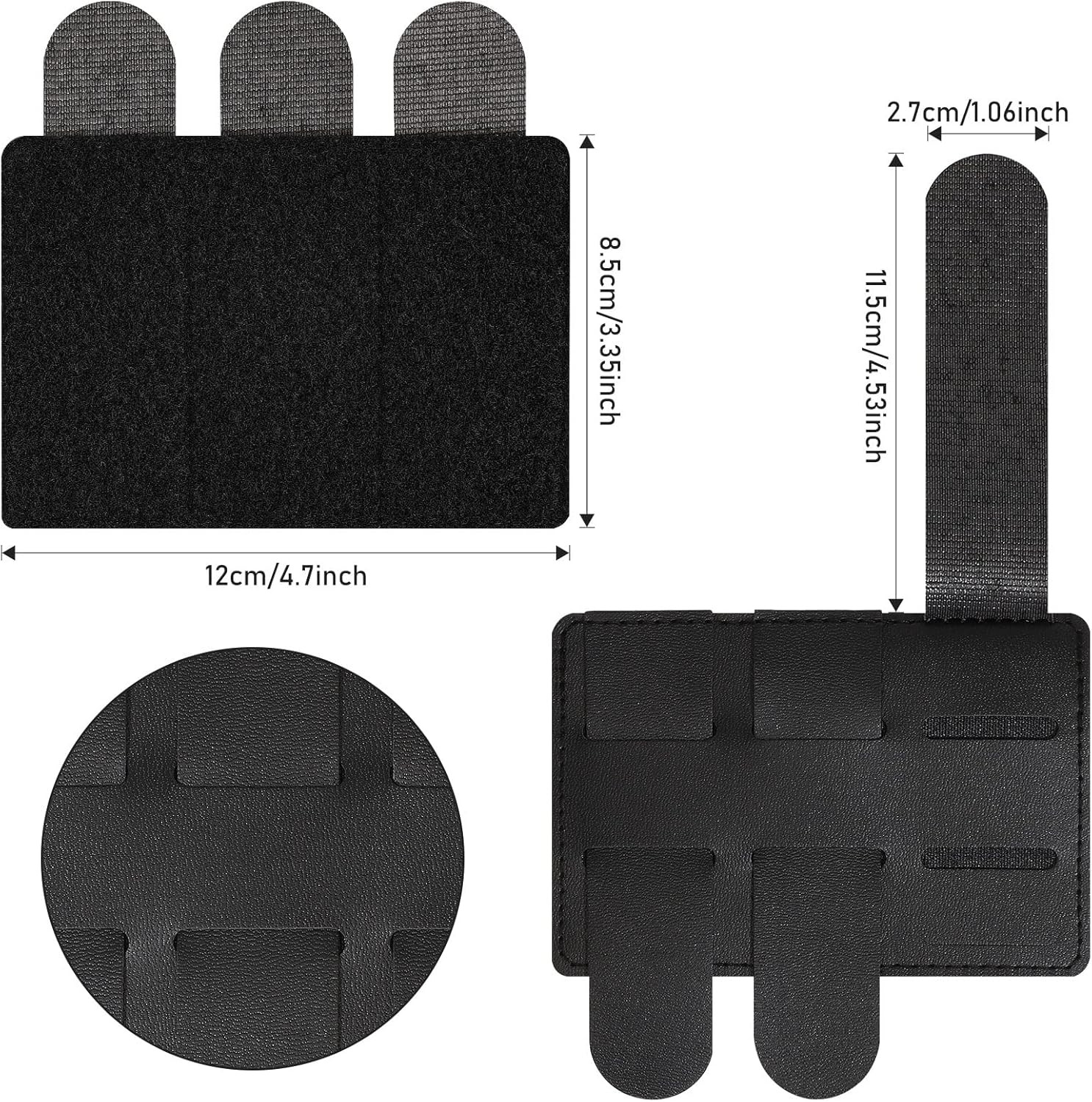 3 Pieces Molle Patches Panel Attachment Tactical Backpack Patches Display Board