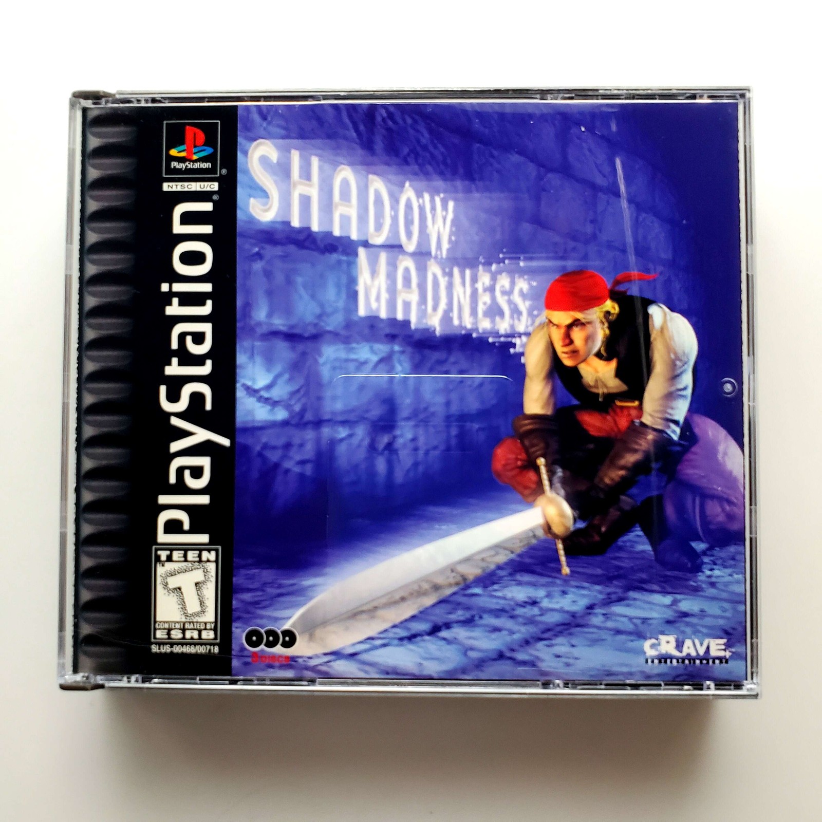 No Game, Box Only - Shadow Madness - Sony Playstation PS1 Original