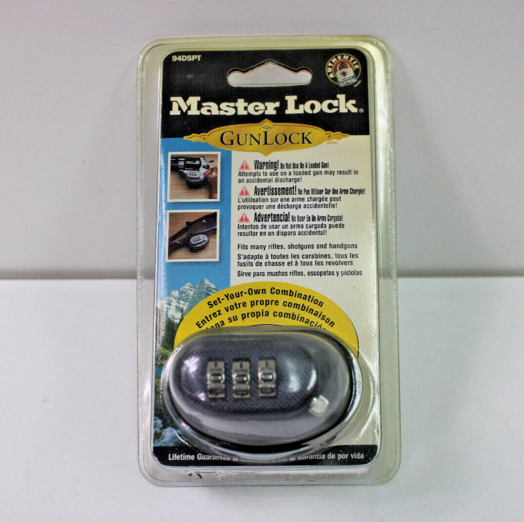 Master Lock 94DSPT Combination Firearm Trigger Lock - NEW