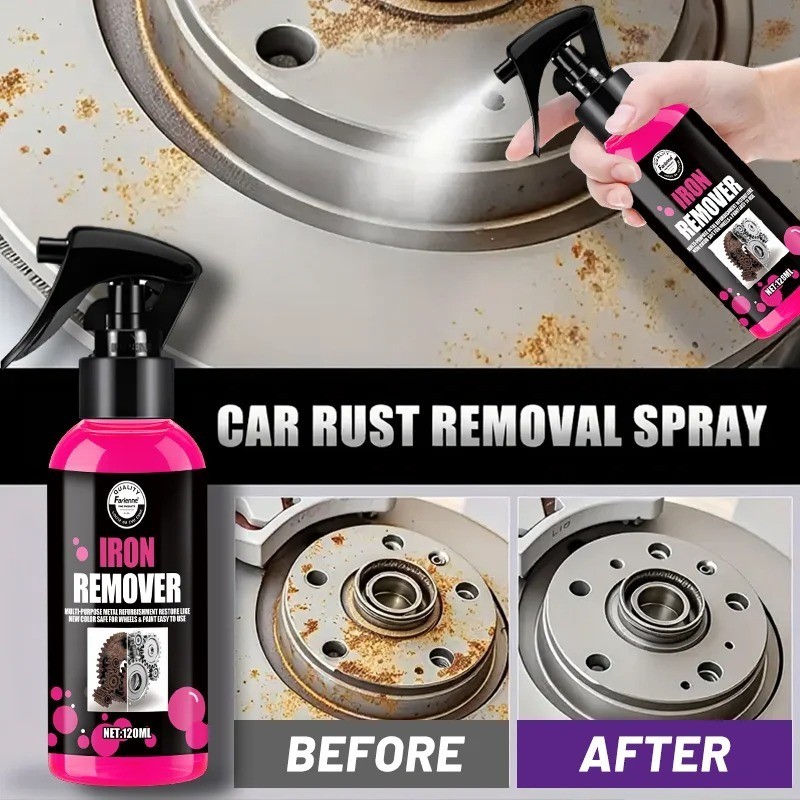 All-Purpose Rust Remover Spray 120ML Fast-Acting Iron Oxidation Eliminator US