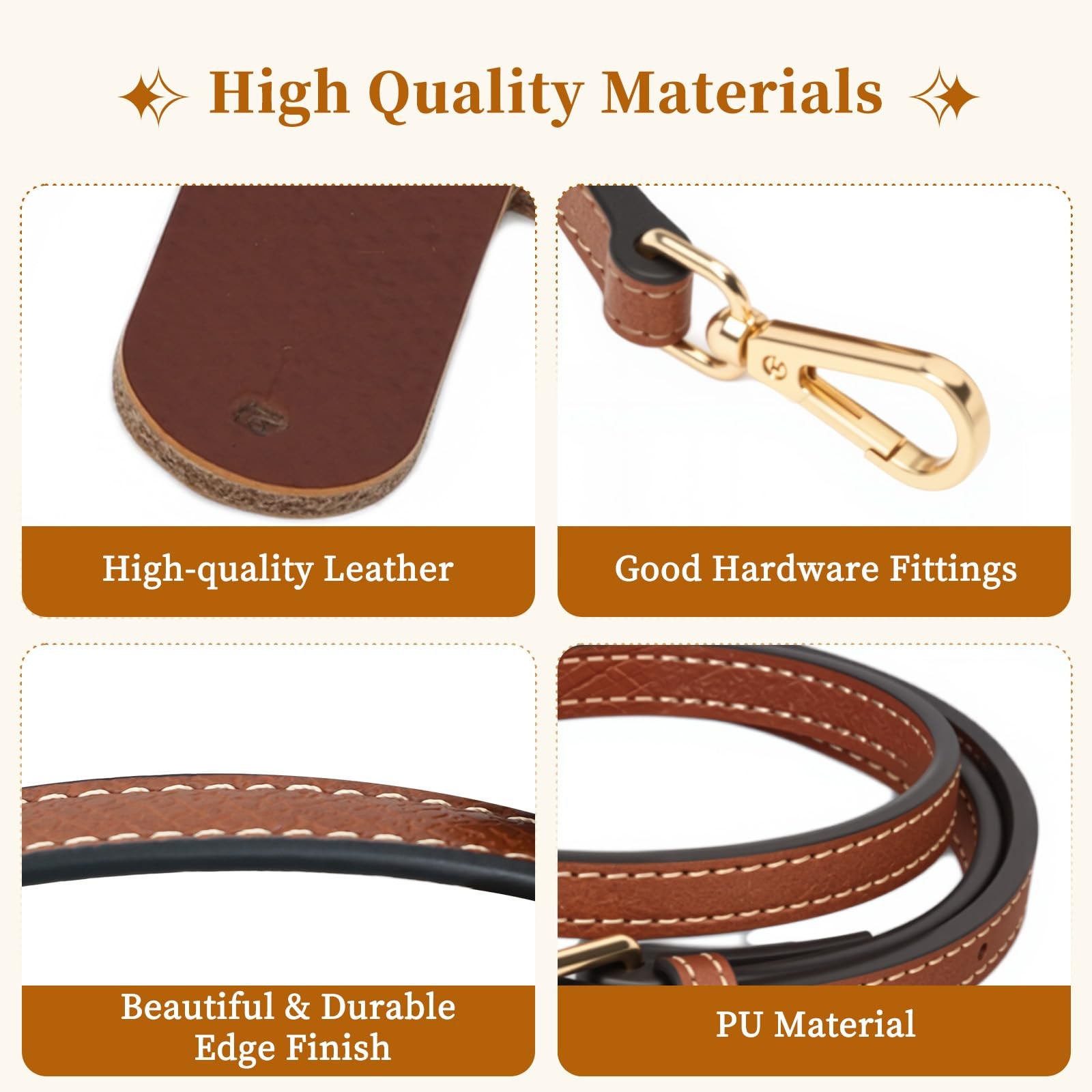 Straps Compatible with Dooney and Bourke Accessories | Genuine