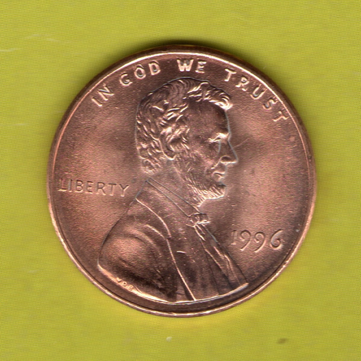 1996 P Lincoln Memorial Cent Uncirculated