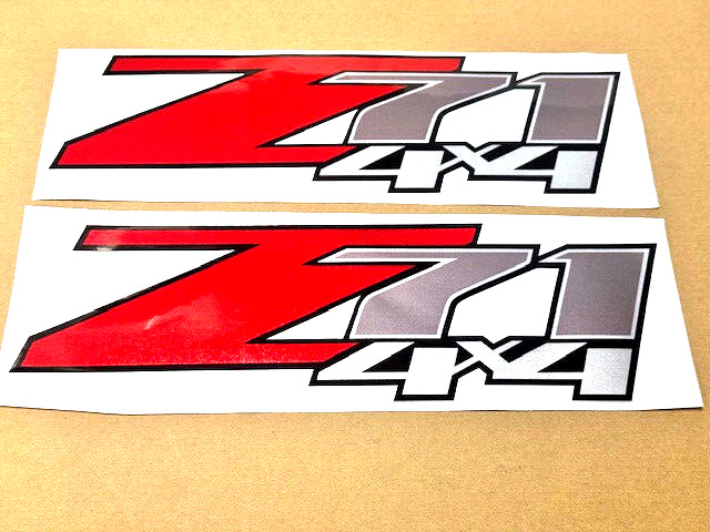 Silverado GMC Sierra truck  (2 ) Z71 4x4 F Chevy 07-13 Decal Sticker