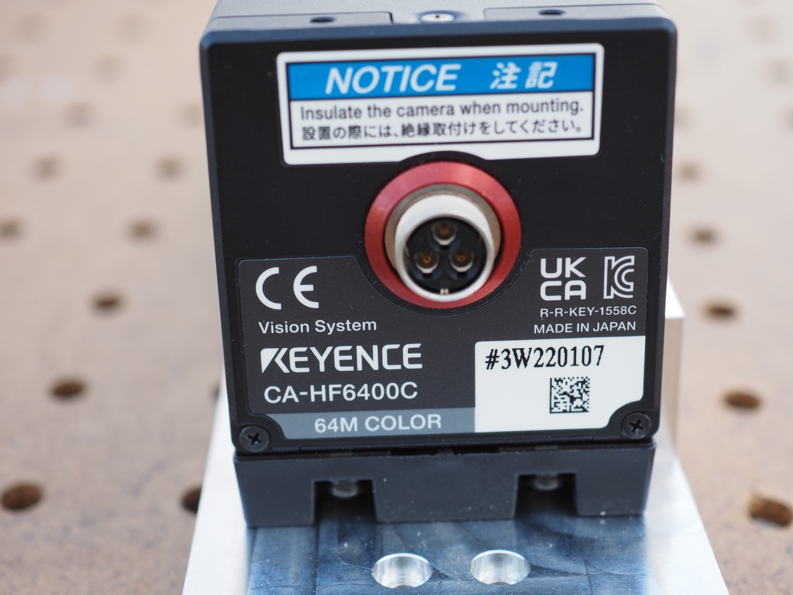 KEYENCE CA-HF6400C 64MP COLOR CAMERA W LENS