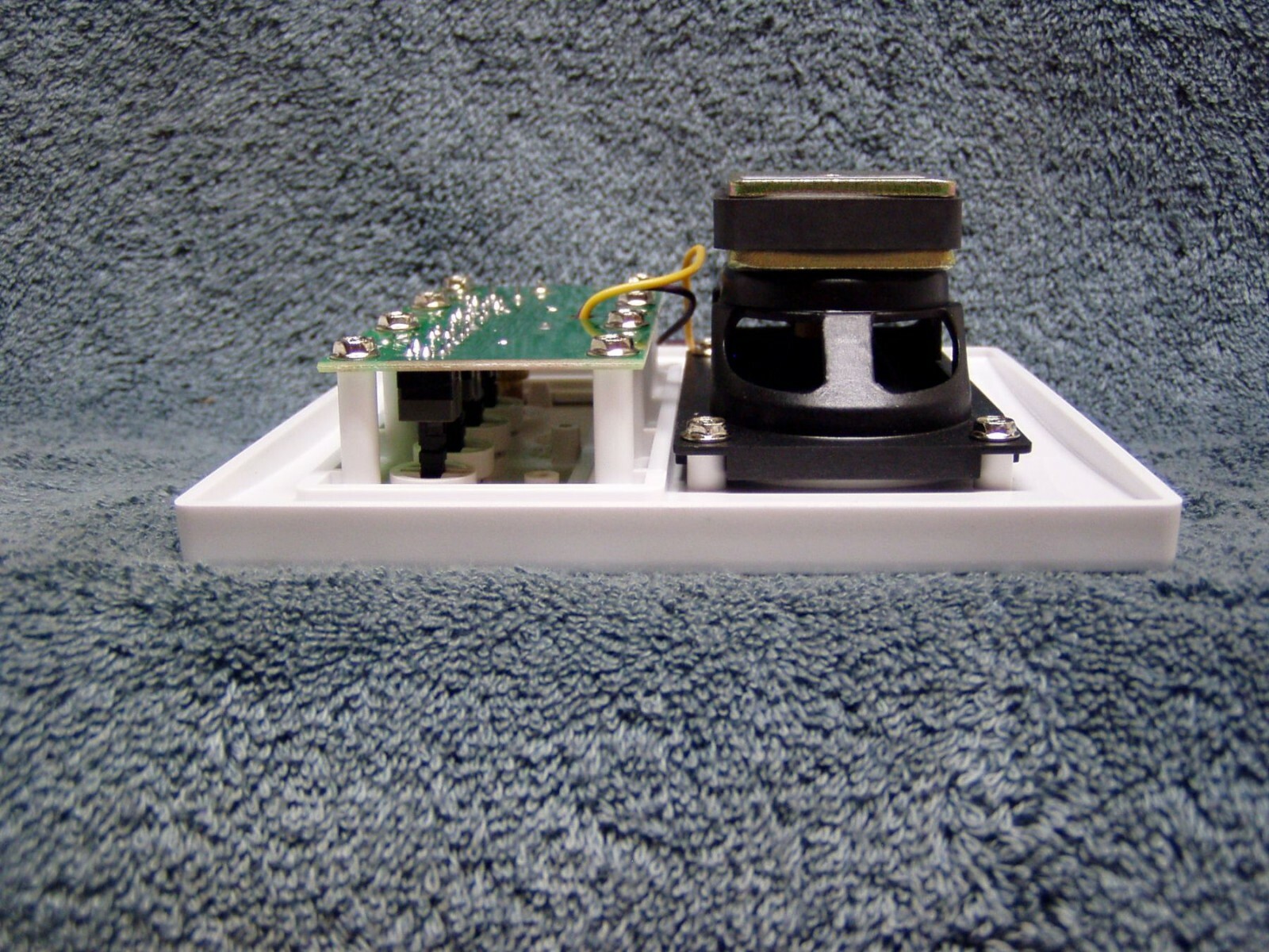 DMC4RS with DMCFR Adapter Frame M&S White Intercom Room Station DMC3-4