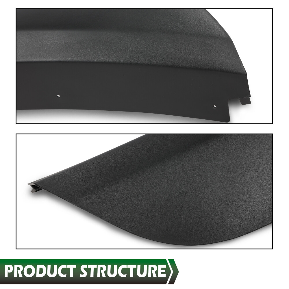 Front Bumper Face Bar Trim Molding Step Pad Fit For 2015-2022 Dodge Charger