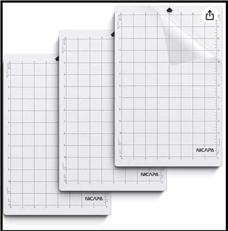 Cutting Mat for Silhouette Portrait, 8x12 inch 3pack Standang Adhesive Sticky