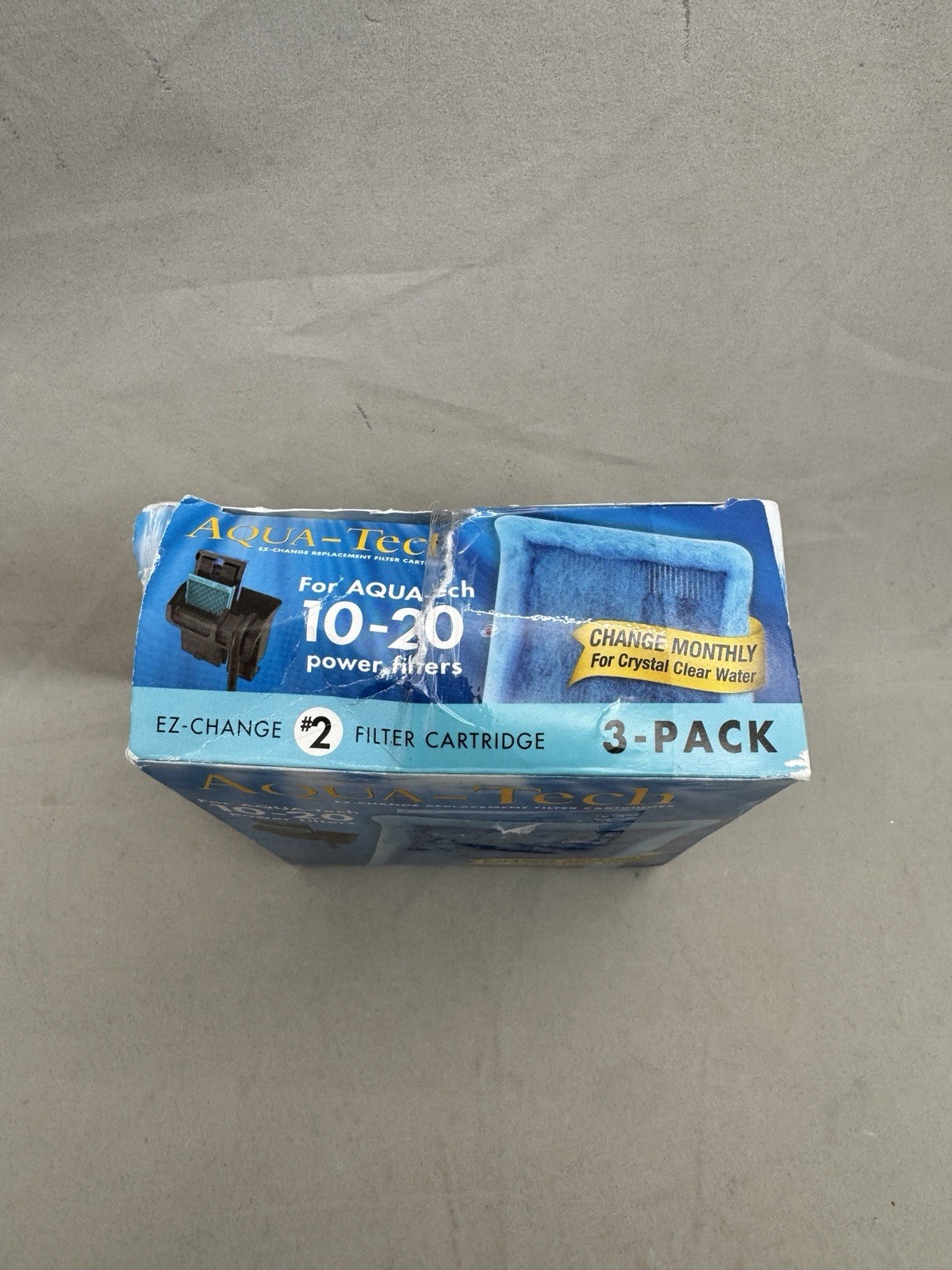 Aqua-Tech EZ-Change Aquarium Filter #2 Cartridge For 10-20G Filters 3 Pack