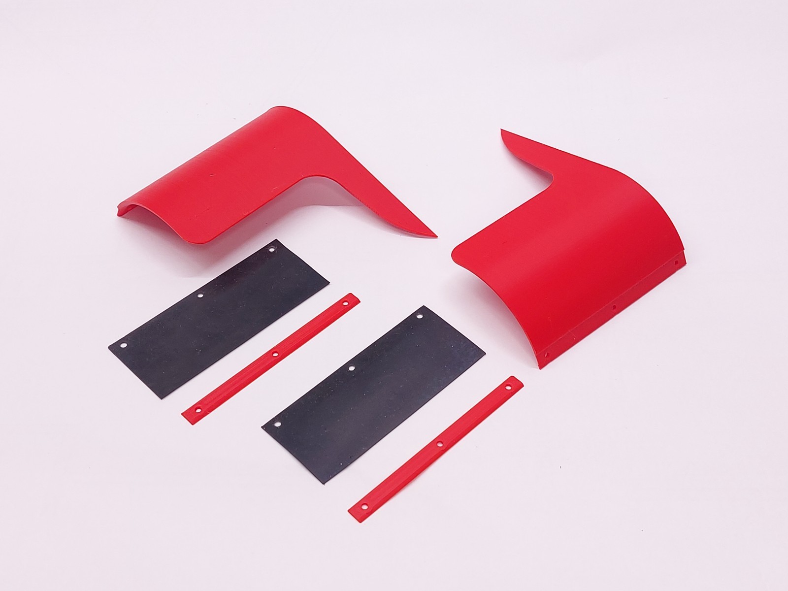 Kyosho Blizzard SCALE snow guard/flaps SC - w/ rubber flaps
