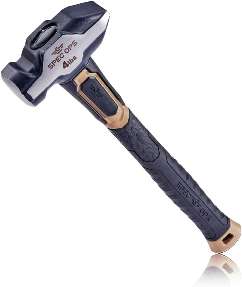 Tools Blacksmith Hammer for Striking, Demolition & Metalworking, Bi-Material Sho