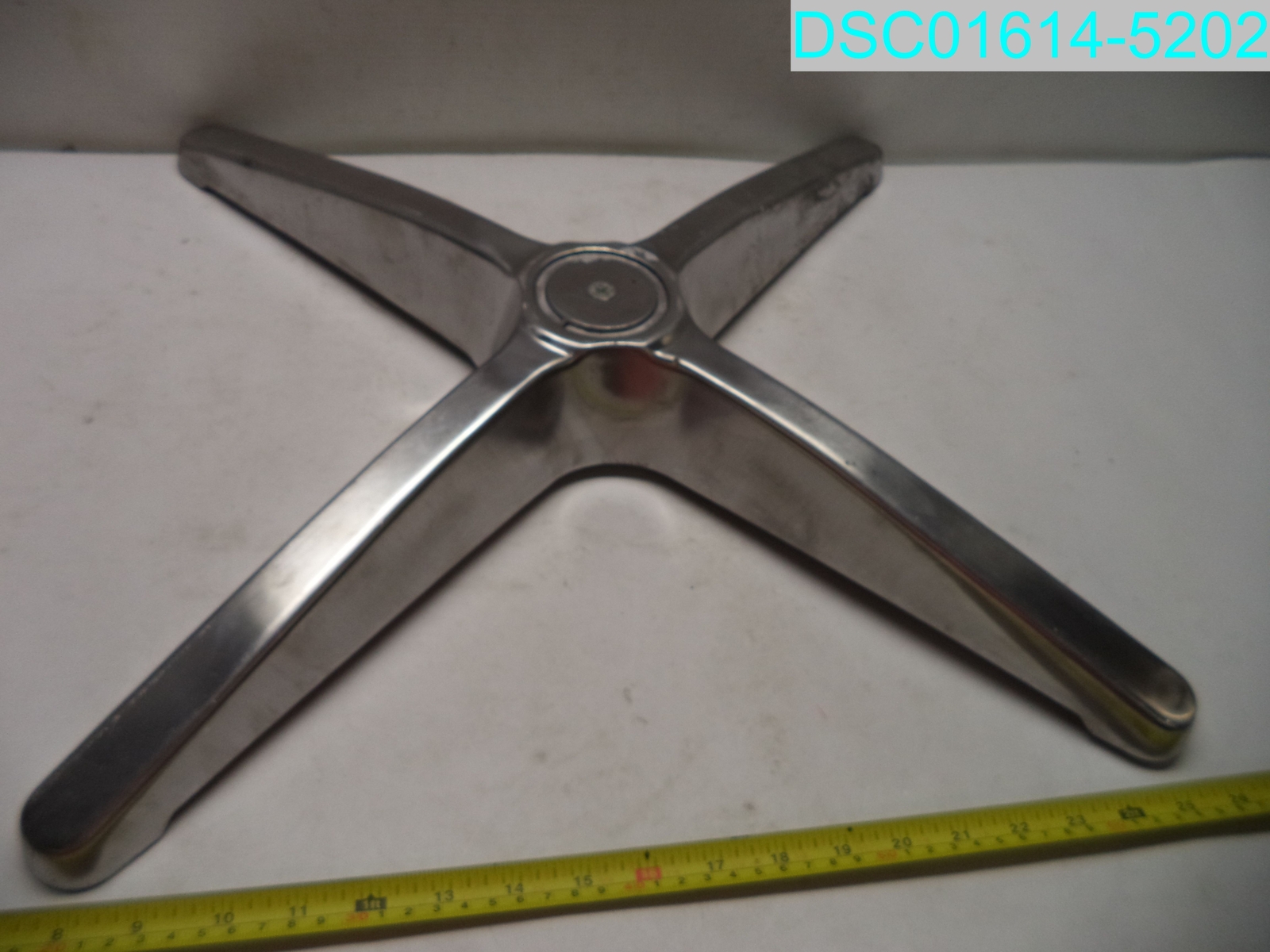 Aluminum Office Chair Base 26" OD C To C 5/16"-18 Threads