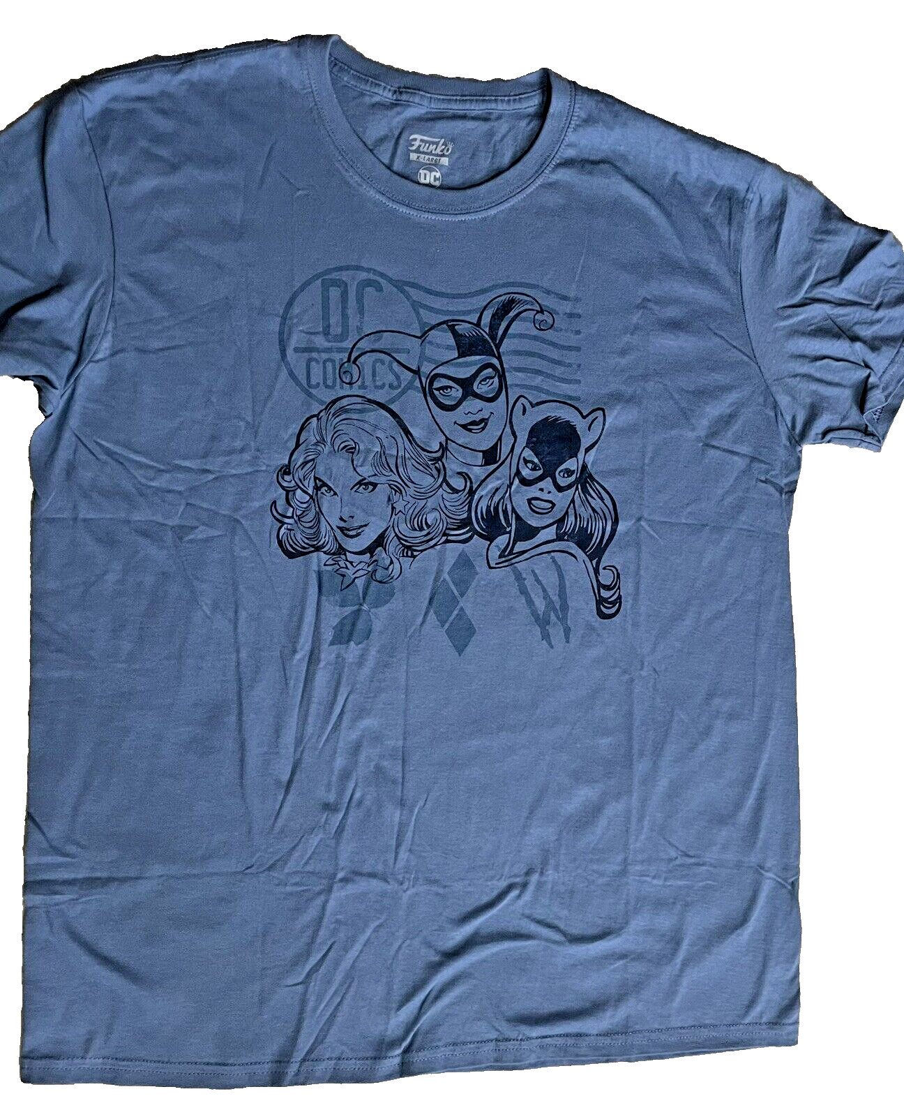 FUNKO DC COMICSLEGION OF COLLECTORS LADIES OF DC BAD GIRLS XLARGE T-SHIRT