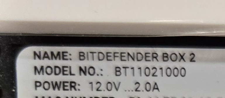 BitDefender BOX Smart Home Cybersecurity Hub (BT11021000)