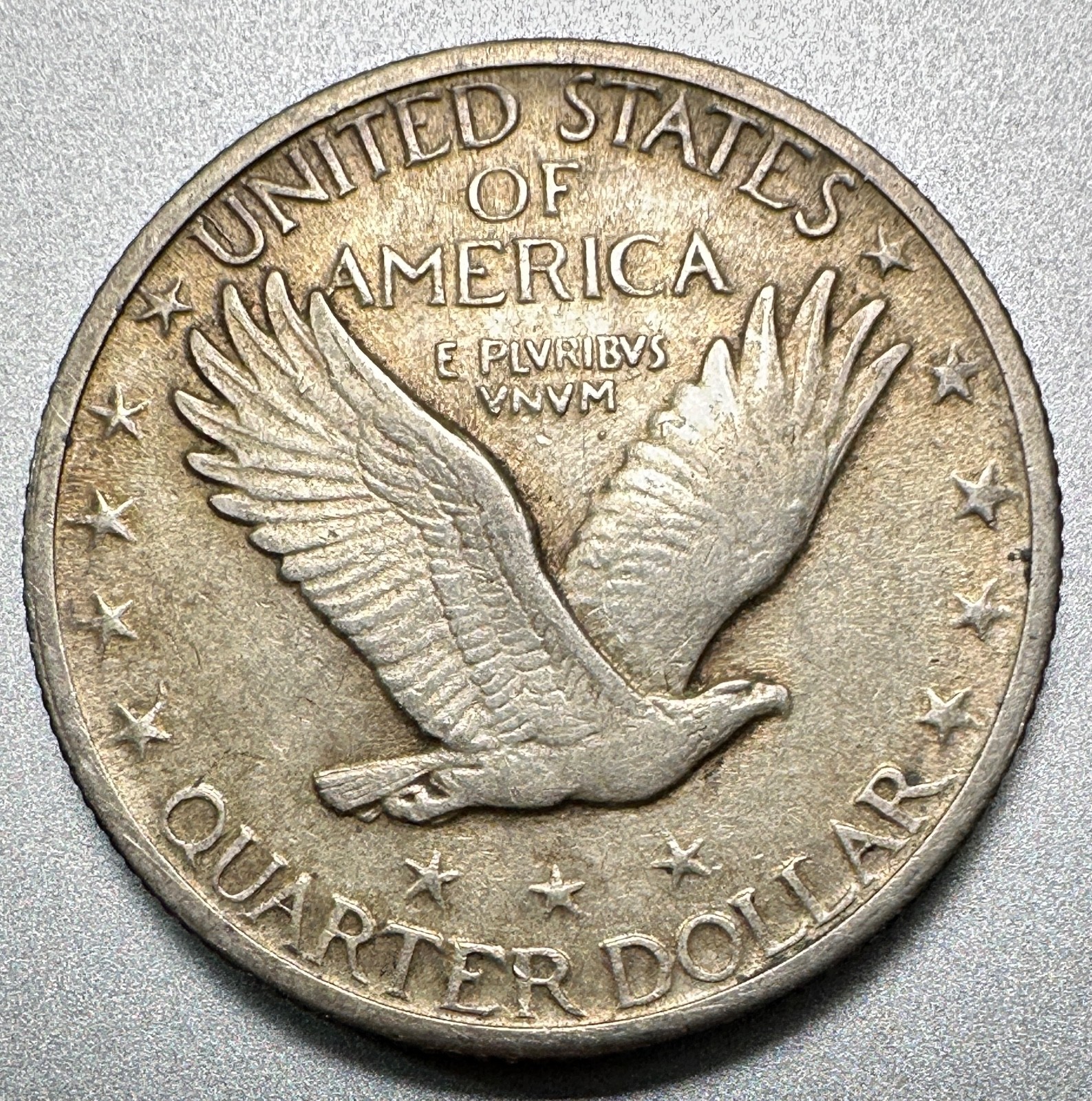 1924 STANDING LIBERTY QUARTER NICE DETAIL #2631