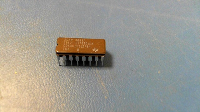 New (3pcs) CD54HCT112F3A TEXAS INSTRUMENTS IC Logic