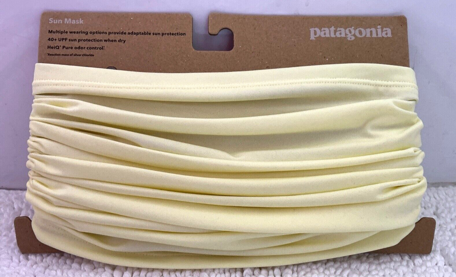 Patagonia Yellow Sun Mask NWT