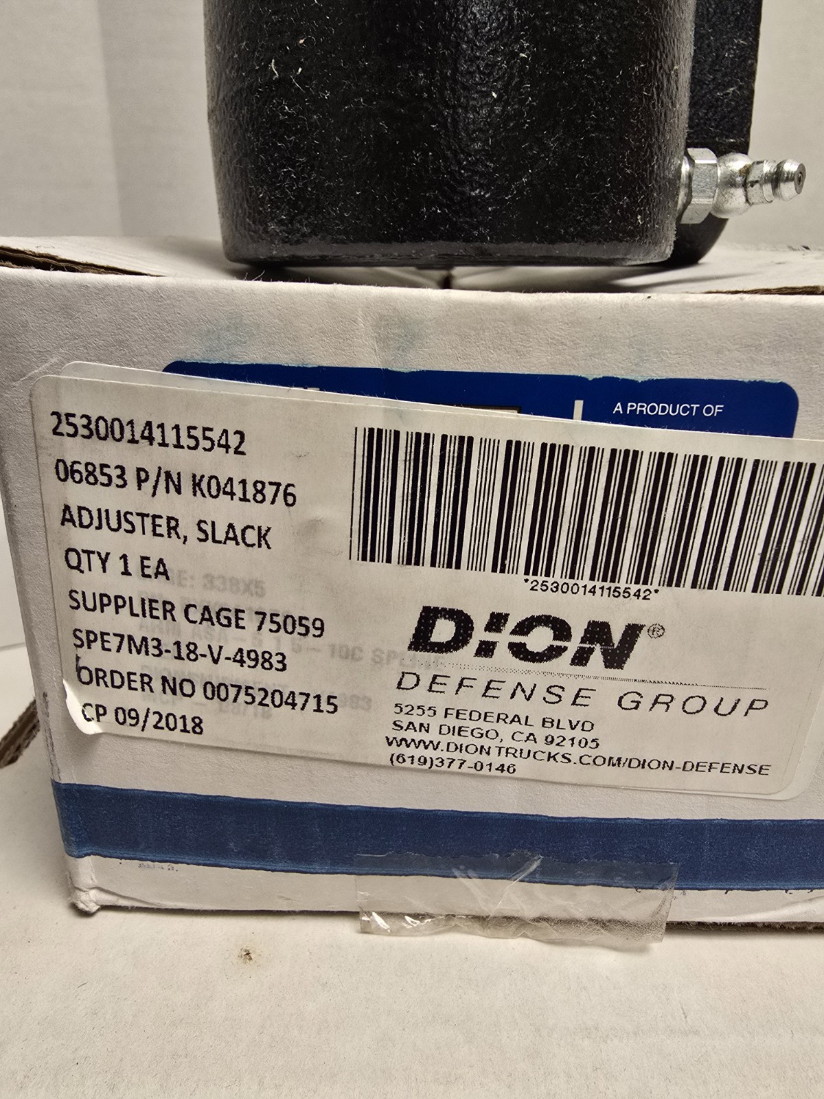 2 NOS Slack adjuster Automatic 10 Spline 6 in. arm Ref: Bendix 065172 / K041876