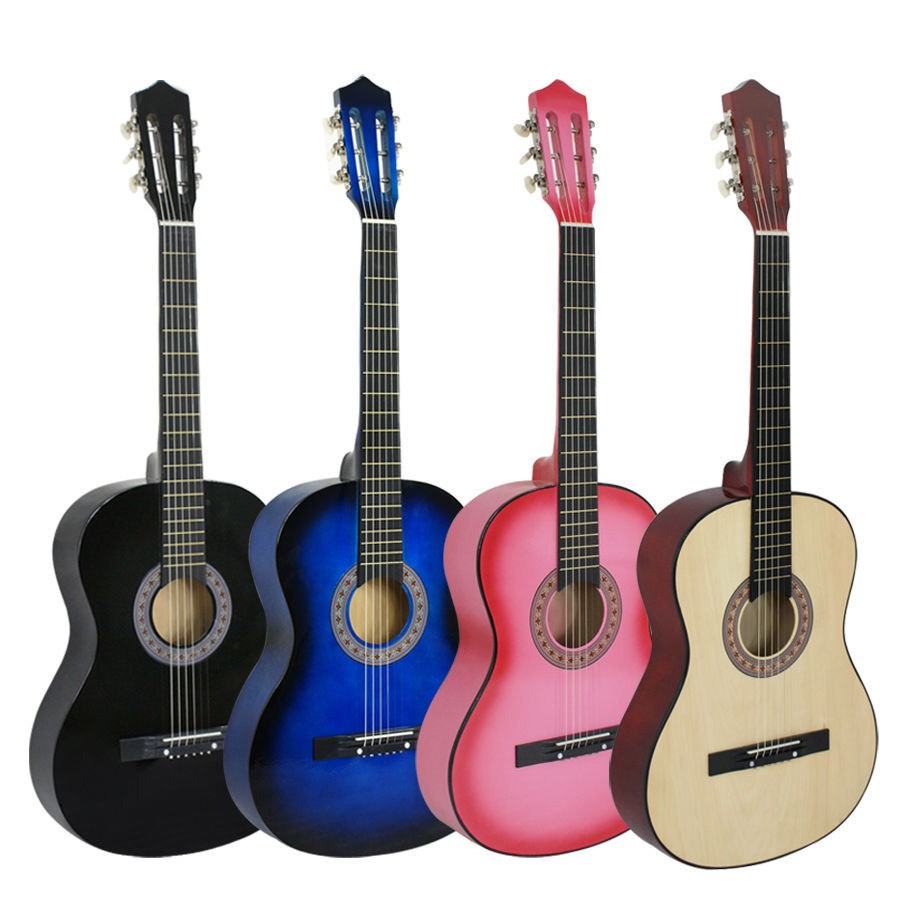 38-inch Beginner Acoustic Guitar Starter Kit w/Gig Bag,Strings,Strap,Picks,Tuner