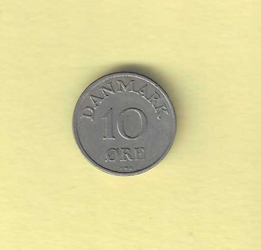1952 Denmark 10 ØRE EF.45