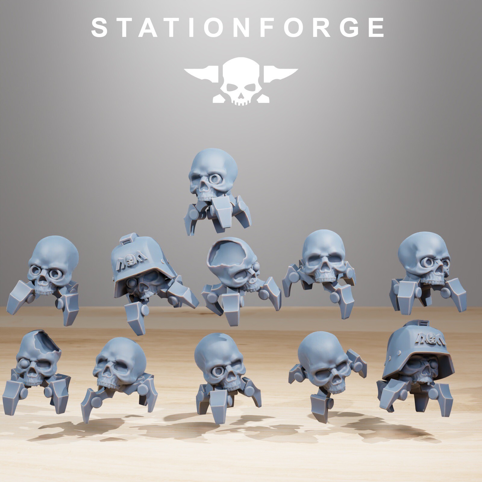 Grim Skull Bots, Death Crawlers, Servo Korps, Stationforge