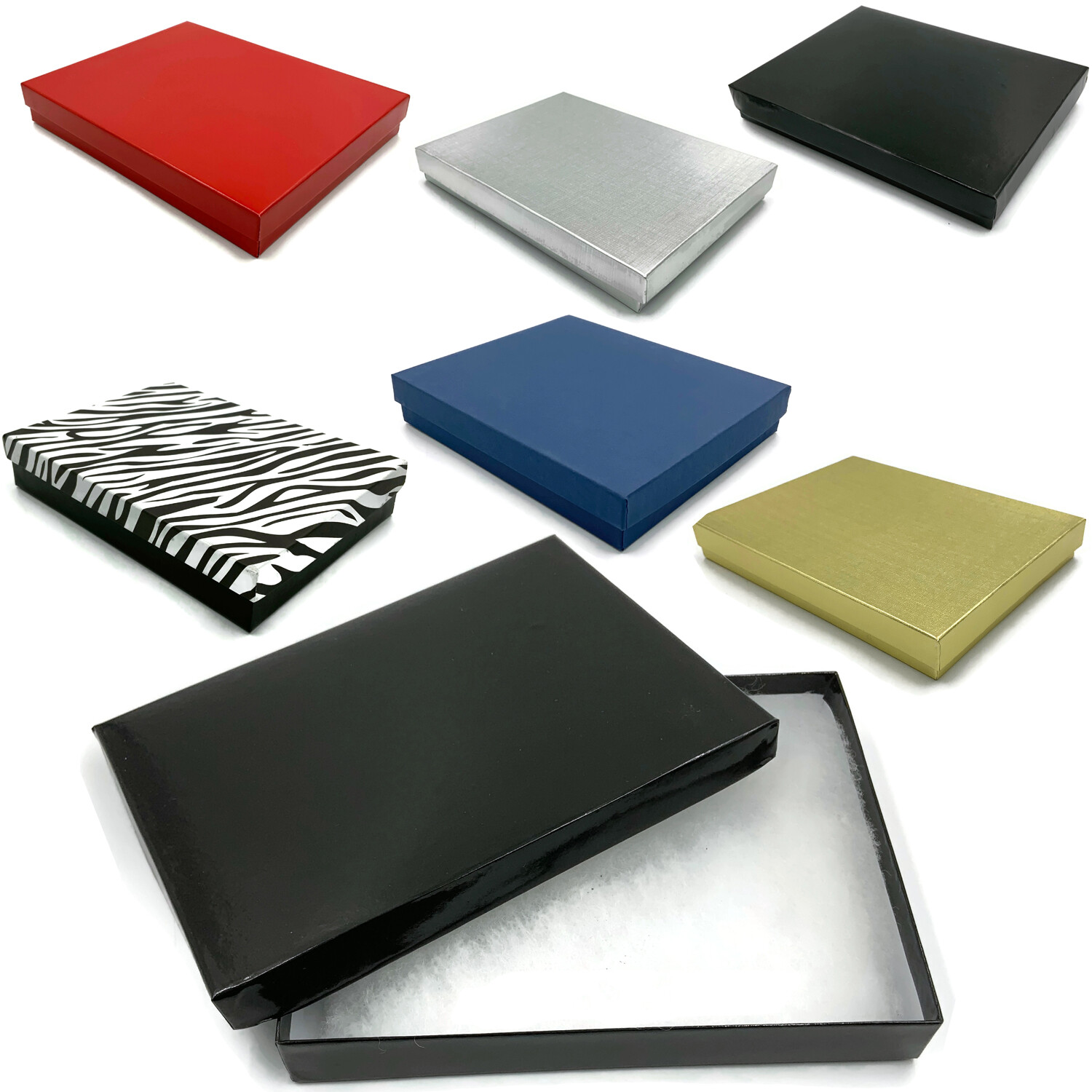 10 PACK Necklace Gift Boxes Wholesale Jewelry Packaging Box Bracelet 7.5" x 5.7"