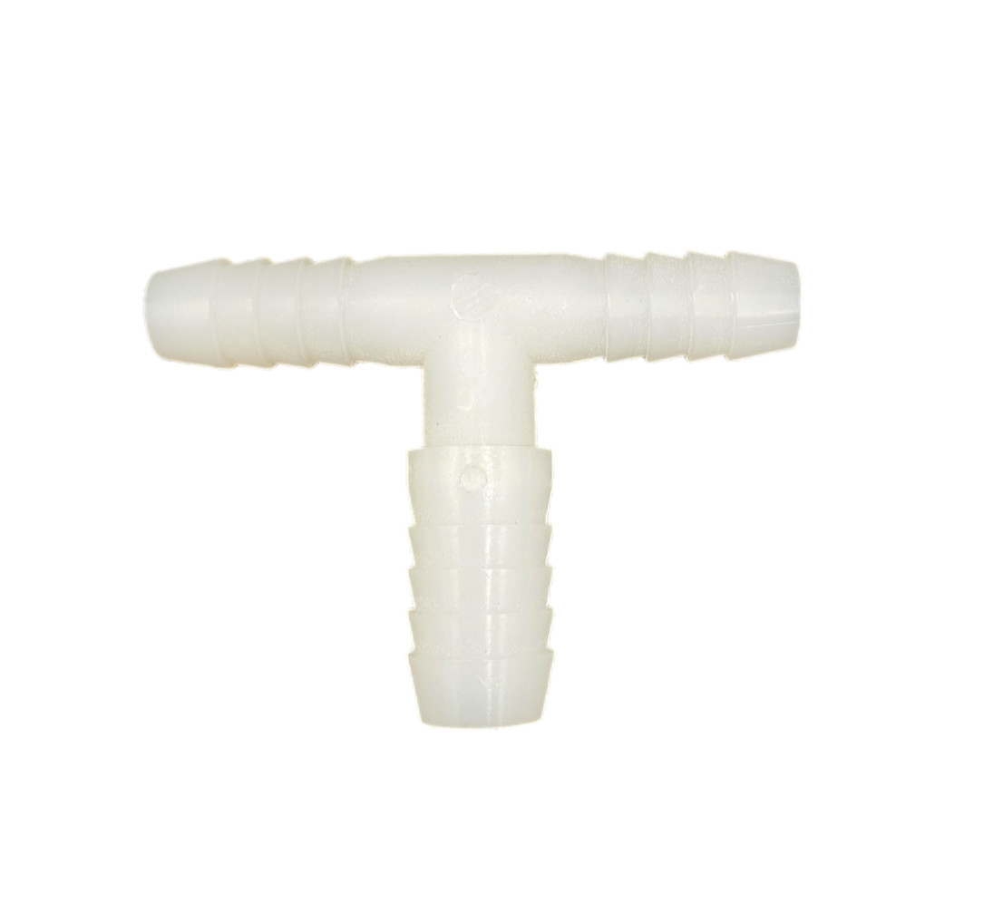 3/8" X 3/8" X 1/2" Nylon Reducing Insert Tee BARBED 3 PACK