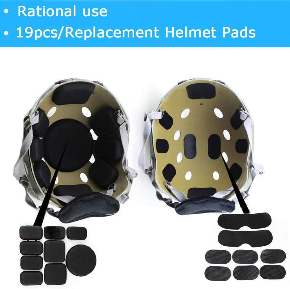 Universal Helmet Padding Replacement Motorcycle Tactical Cushions EVA Foam Pads